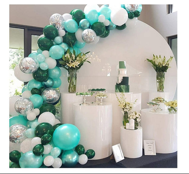 Ballongirlande Mint Green