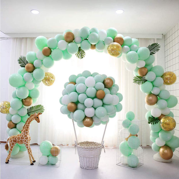 Ballongirlande Green Macaron