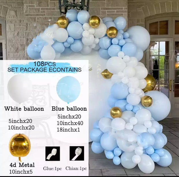 Retro Colored Irregular Balloon Arch Garland