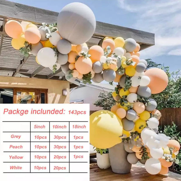 Retro Colored Irregular Balloon Arch Garland